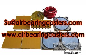 Air caster rigging systems are ideal for moving ma